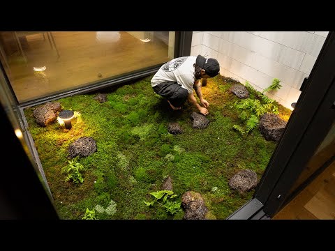 Moss Garden in the Middle of a House! Process of making Vivarium in Korea