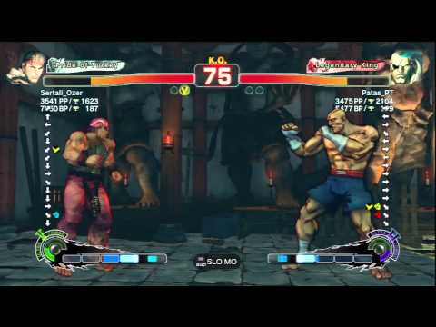 Sertali_Ozer (Ryu) Vs Patas_PT (Sagat) SSF4 AE Ranked Matches - PSN