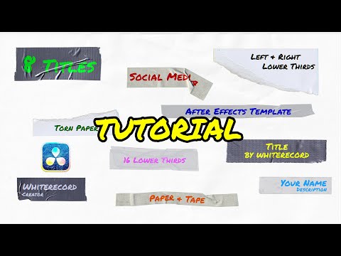 Titles and lower thirds in DaVinci Resolve