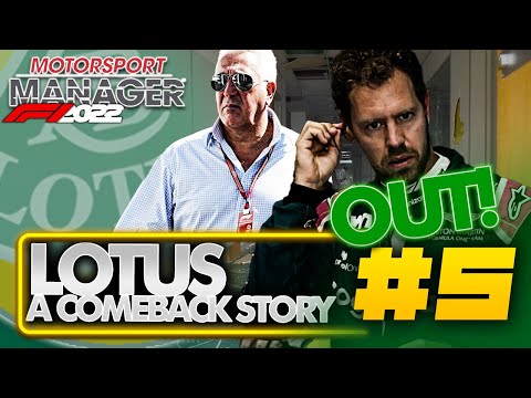 Motorsport Manager | F1 2022 Mod | Lotus: A Comeback Story - Season 1 Episode 5