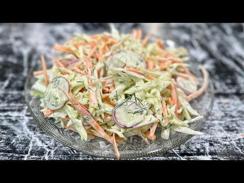 Salade de choux express ultra crémeuse 🥗 STYLE COLESLAW