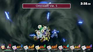 Cloud’s Omnislash Ver. 5 with 14 Ice Climbers | Super Smash Bros. Ultimate