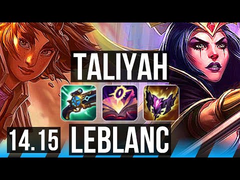 TALIYAH vs LEBLANC (MID) | 9/1/10, 66% winrate, Dominating | VN Master | 14.15