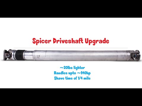 2011-2014 Mustang GT Dana Spicer/Ford Racing Aluminum Driveshaft Installation