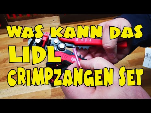 Was kann das Lidl - POWERFIX® Crimpzangen-Set PCZS 231 A1