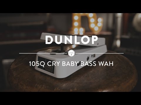 Dunlop 105Q Cry Baby Bass Wah Pedal  White finish. New! image 7