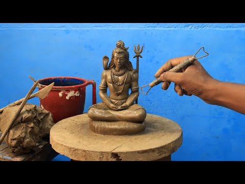 How to make lord shiva | mahadev murti banana | mitti ka murti