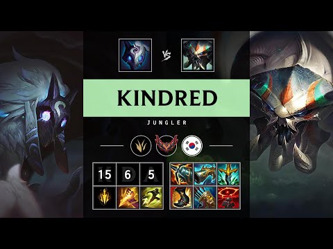 Kindred Jungle vs Skarner - KR Grandmaster Patch 25.11