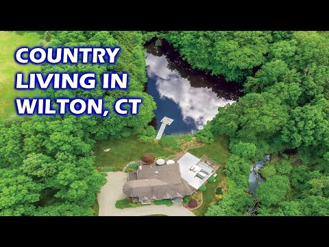 Moving to CONNECTICUT? Best WILTON REAL ESTATE w/ Private Pond For Sale: 29 Olmstead Hill Road
