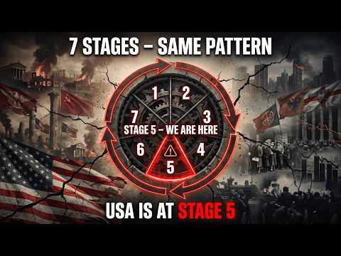 The 7-Stage Empire Collapse Pattern: Why United States Is at Stage 5