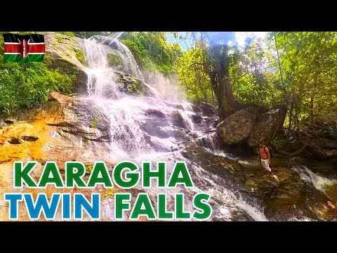 Insane Adventure to Taita Taveta’s Double Waterfalls (Karagha & Saghaigu Falls) #waterfall 💧🌊