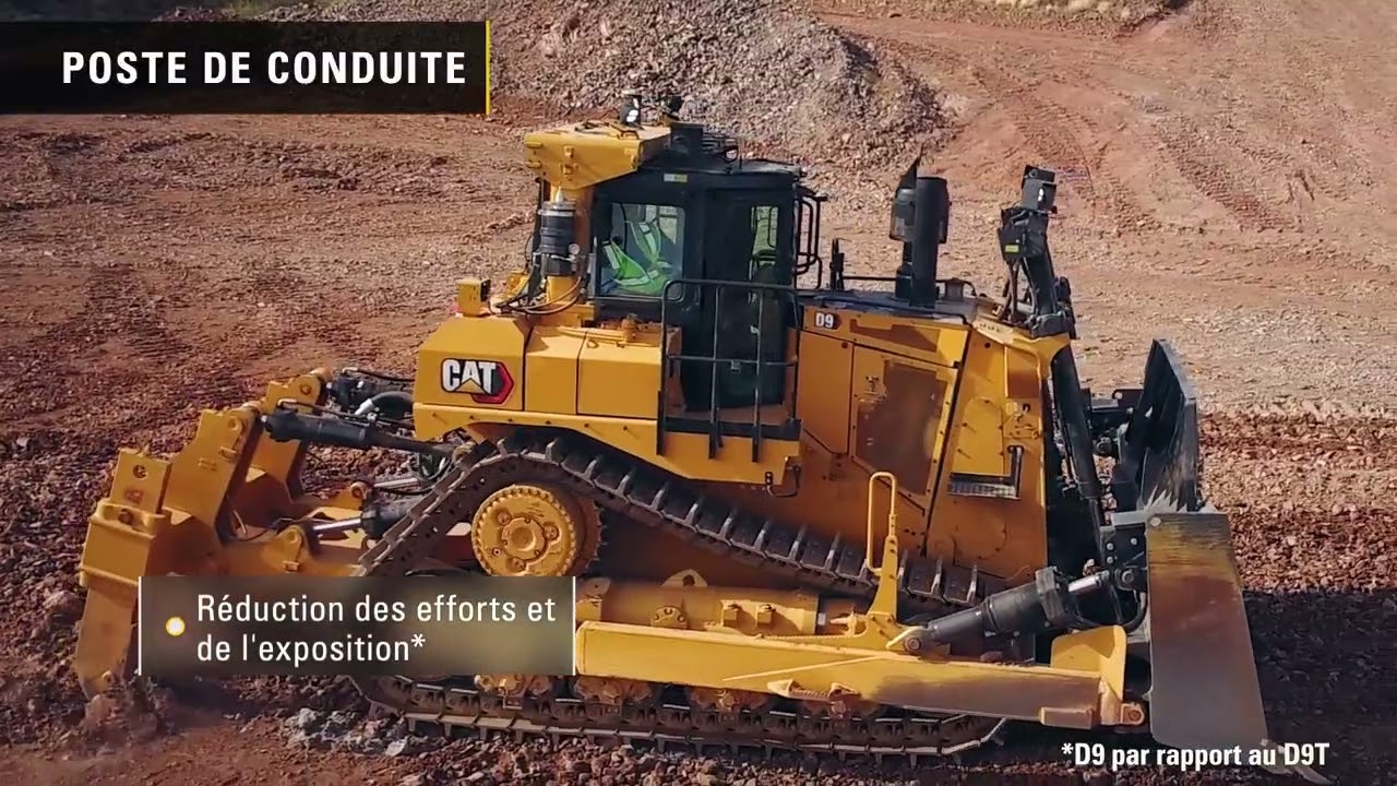 Tracteur D9 Cat® : conçu plus intelligemment pour abattre plus de travail