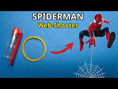 How To Make Spider-Man Web Shooter at Home / DIY Easy Spiderman Web Shooter With Pen
