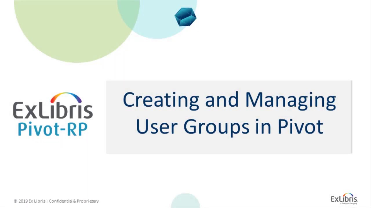 YouTube Video Thumb Creating & Managing User Groups