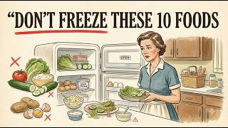 At 52, I Learned Not to Freeze These 10 Foods — I Was Ruining Good Groceries