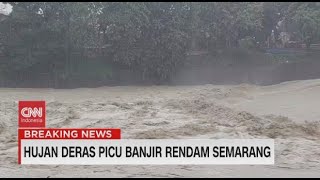 Hujan Deras Picu Banjir Rendam Semarang