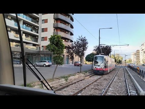 Cab View SIEMENS - ULF Tram Oradea.