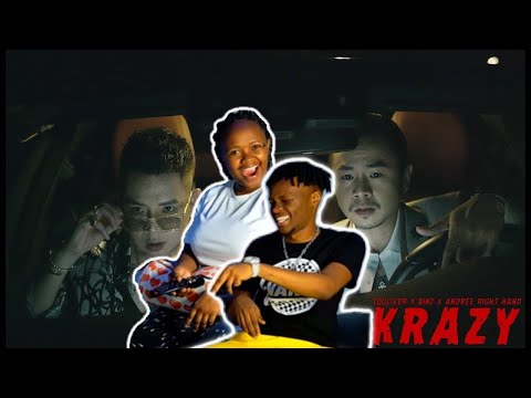 TOULIVER x BINZ x ANDREE RIGHT HAND - KRAZY [FT EVY] | AFRICAN REACTION VIDEO