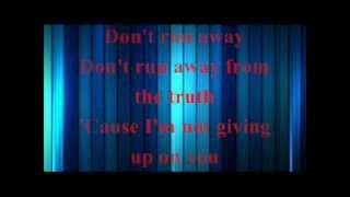 Tyler James Williams - Don&#39;t Run Away feat IM5 (Lyrics)
