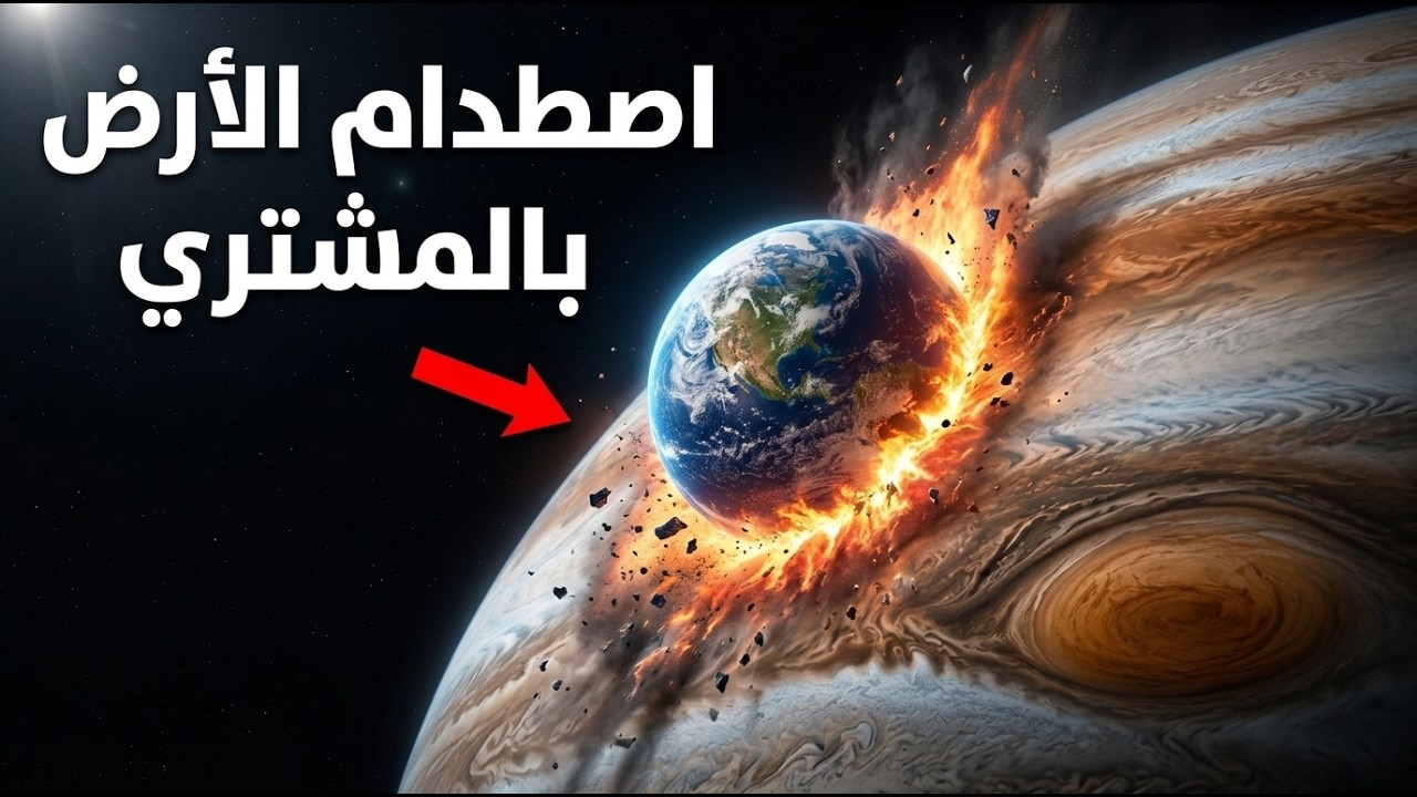 ماذا لو إصطدم كوكب الأرض بالمشتري !! أقوى وثائقي حول المشتري