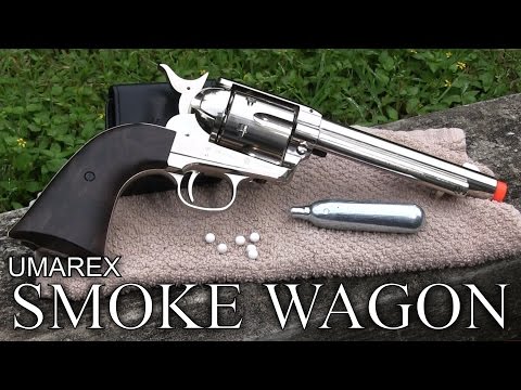 Airsoft Review of The Umarex Smoke Wagon Revolver - Elite Force/Legends