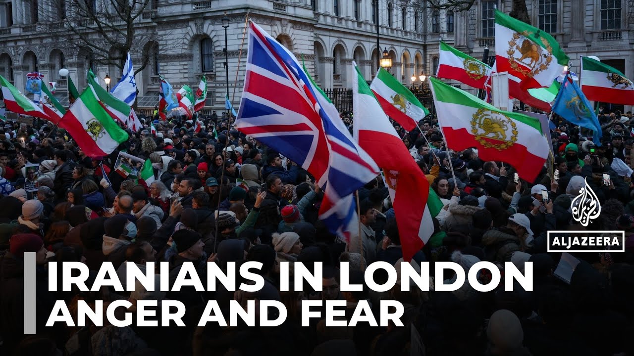 Iranian diaspora in London voice anger at Tehran as fears grow for families back home