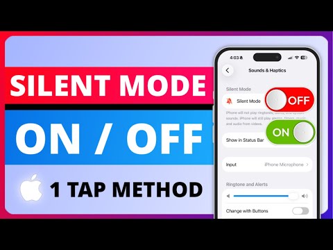 How to Turn Silent Mode ON/OFF Without Mute Button on iPhone | Only Settings Trick | Easy Methods
