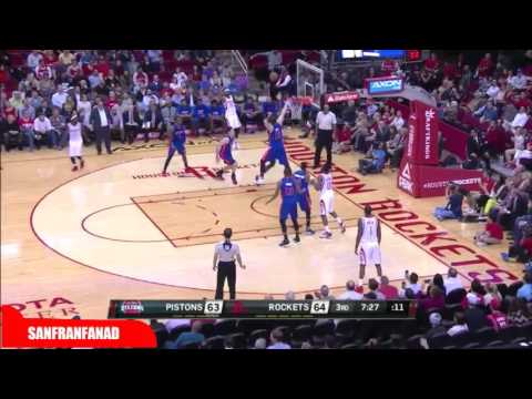 James Harden TRIPLE DOUBLE vs Pistons (2016/01/20) - 33 Pts, 17 Rebs, 14 Ast - HE'S BACK!