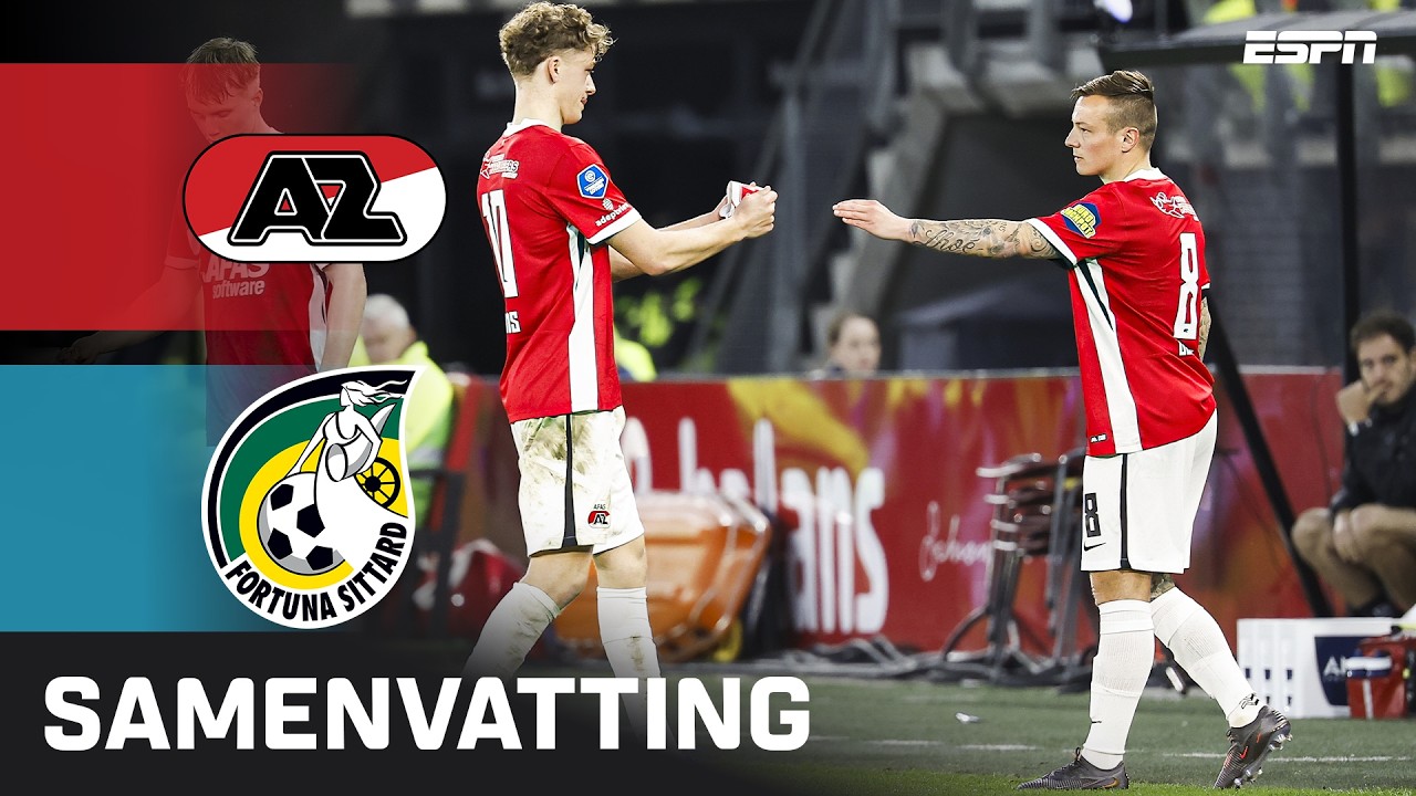 AZ Alkmaar vs Fortuna Sittard Highlights