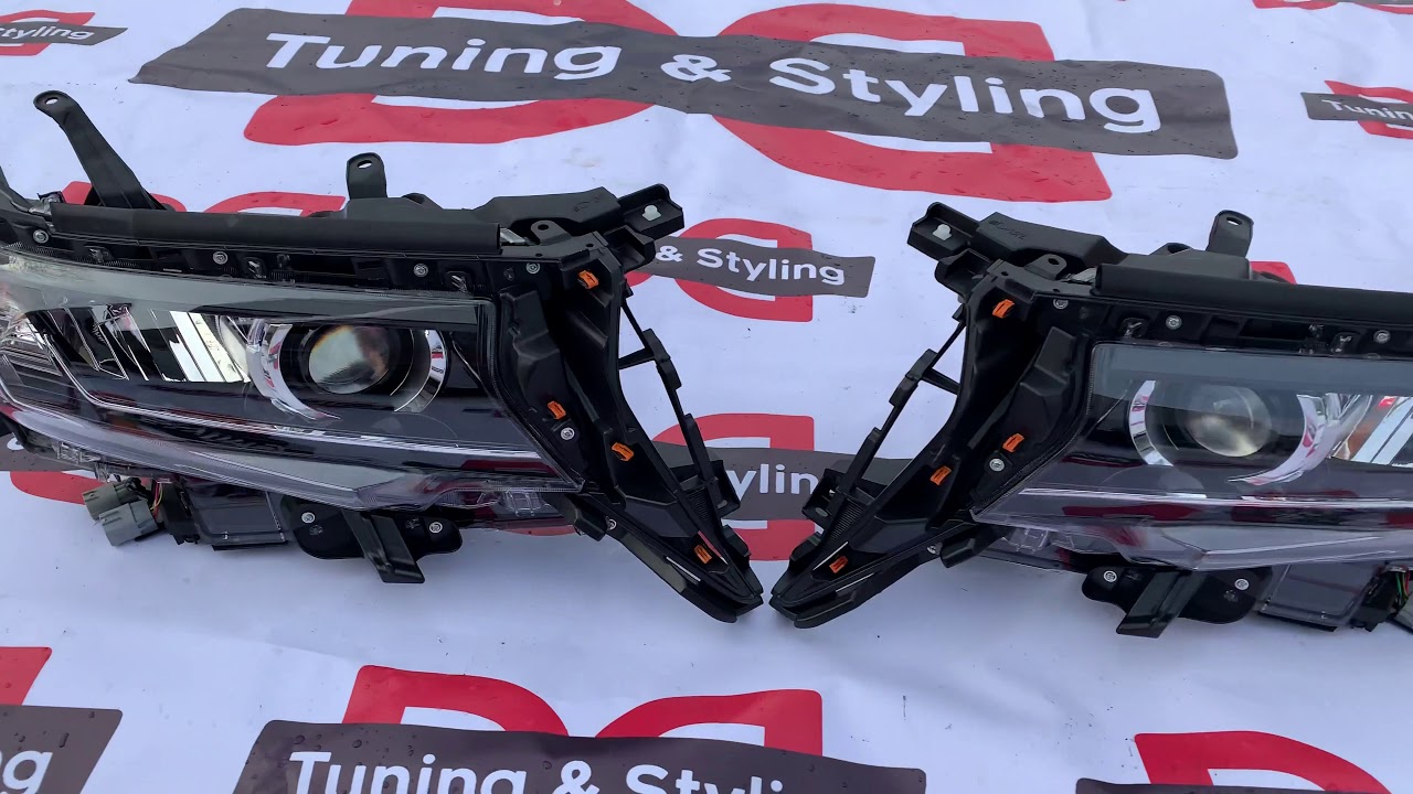 Toyota Land Cruiser Prado 150 2009-2023 рр. Передня оптика LED (2017+, 2 шт) Video 1