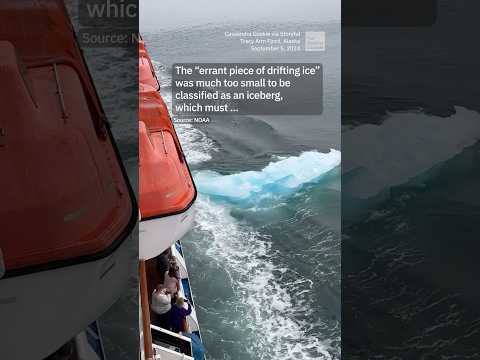 Cruise ship strikes an “iceberg” during Alaska voyage