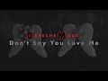 DEPECHE MODE - Don't Say You Love Me (Lyrics)