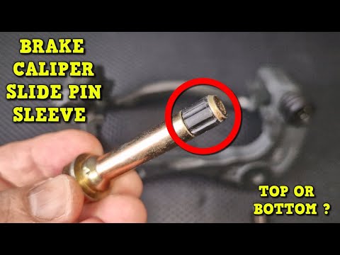 Brake Caliper Slide Pin Rubber Bushing - Top or Bottom ?