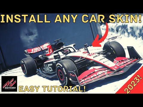How to Easily Install Custom Car Skin MODS in Assetto Corsa 2023 (VERY EASY TUTORIAL)