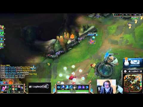Bjergsen duo Keith - Yasuo vs Ziggs Mid - League of Legends Gameplay