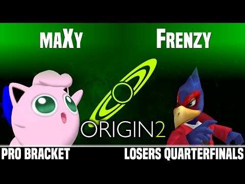 Origin 2 - maXy (Jigglypuff) vs 8BP | Frenzy (Falco) - PRO BRACKET - LOSERS QUARTERFINALS