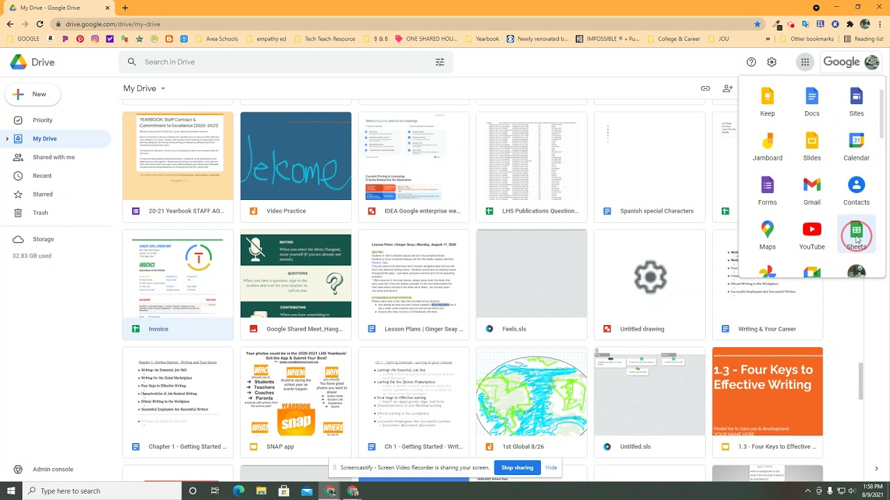 Google SHEETS:  Lesson Plan Rationale & Template Gallery