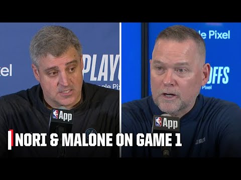 Michael Malone & Micah Nori react to Timberwolves' Game 1 win vs. the Nuggets | NBA on ESPN