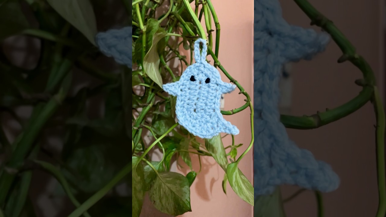 Crochet Halloween Ghosts decor/coaster- Easy Crochet Patterns | quick Halloween crochet project #diy