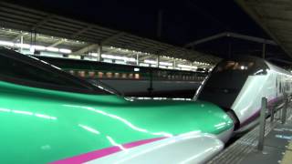 preview picture of video '[FHD]小山駅新幹線発着(20131213 5PM) Some Shinkansen Trains at Oyama stn.'