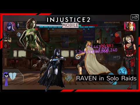 Raven is Literally Best in Raids | One Shot - Injustice 2 Mobile