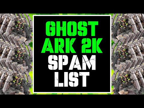 2000 Necron List Build - GHOST ARK SPAM - Arks of Omen - Warhammer 40k 9th Edition Necrons