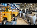 How Tuktuk Rickshaw Manufactured In Factory Complete Production