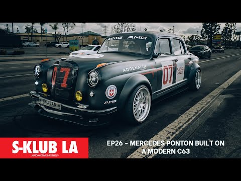 WE TORE DOWN A C63 TO BUILD THIS CRAZY MERCEDES PONTON!!!