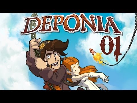 Deponia Walkthrough - Part 1 -  Packed and ready to go!