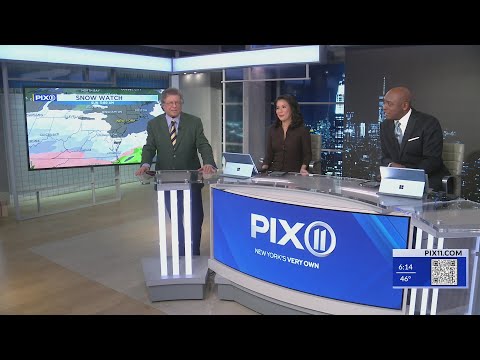 NY snowstorm updated timeline