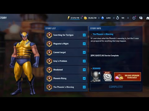 MARVEL Future Fight Wolverine Epic Quest Story List