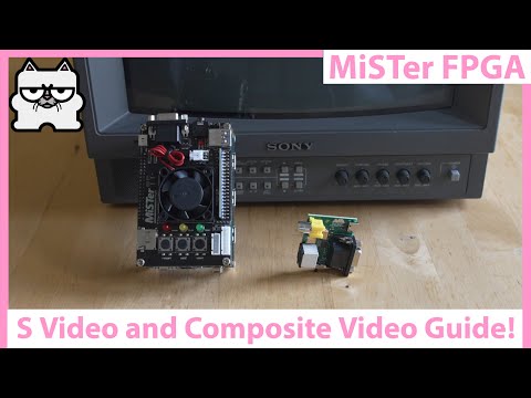 MiSTer FPGA DE 10 NANO! S Video / Composite Analog Adapter Tutorial! Old School Analog Video in FPGA