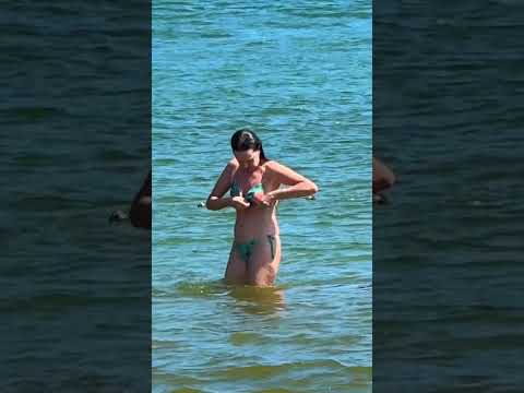 BEAUTIFUL BEACH, Sao Paulo, Brazil 🌊💛 #shorts