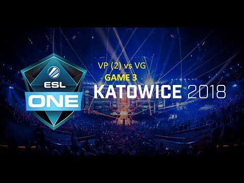 DOTA 2 ESL One Katowice 2018 VP vs VG G3